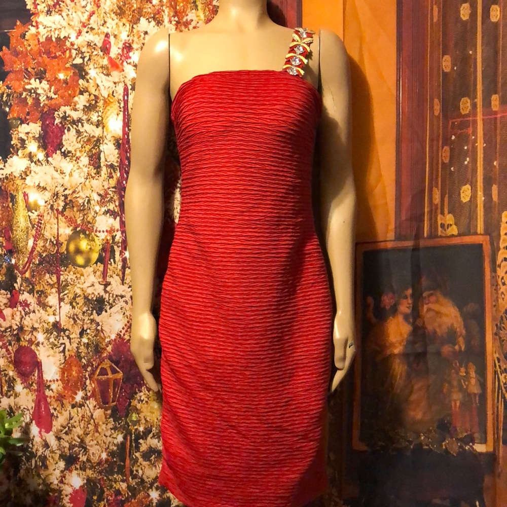 XXI Large Red Sexy Dress with jeweled strap ladies